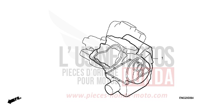 GASKET KIT B for Africa Twin 750 BOON SILVER METALLIC (NH373) from 1997